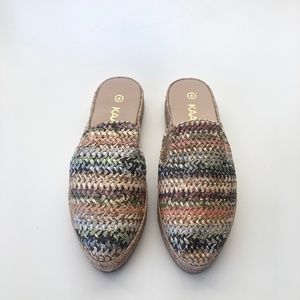 Kaanas Multi Colored Mule Sandal